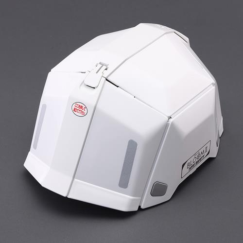 トーヨーセフティー 防災用ヘルメット・白(折畳式/収納袋付) No.101