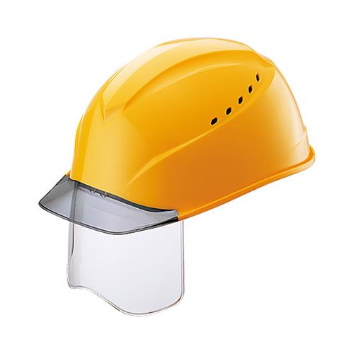谷沢製作所(タニザワ) ヘルメット(エアライトS/シールド・通気孔付/黄) ST#1230VJ-SH