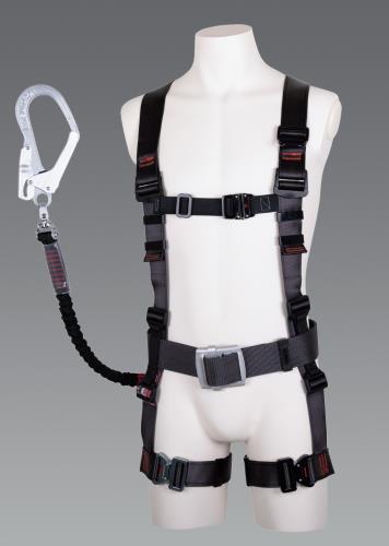 藤井電工 墜落制止用器具(フルハーネス/伸縮式ランヤード付) TH-506-NV93SV-OT-R23