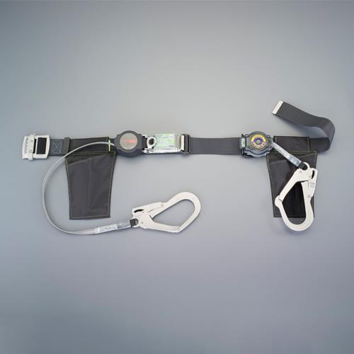 藤井電工 墜落制止用器具(胴ベルト/巻取式2丁掛け) TB-ORL-2-593-SRBT