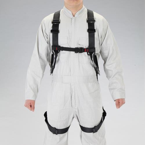 TJMデザイン(TaJIma) 墜落制止用器具(フルハーネス/巻取式ツインランヤード付) A1GSMER-WL2BK