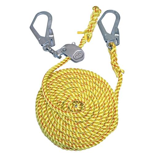 ESCO(エスコ) 16mmx15m 親綱ロープ(水平用/緊張器付) EA998MB-115