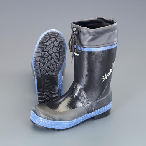 ESCO(エスコ) 25.0cm 安全長靴(ポリエステル網入) EA998XZ-25A