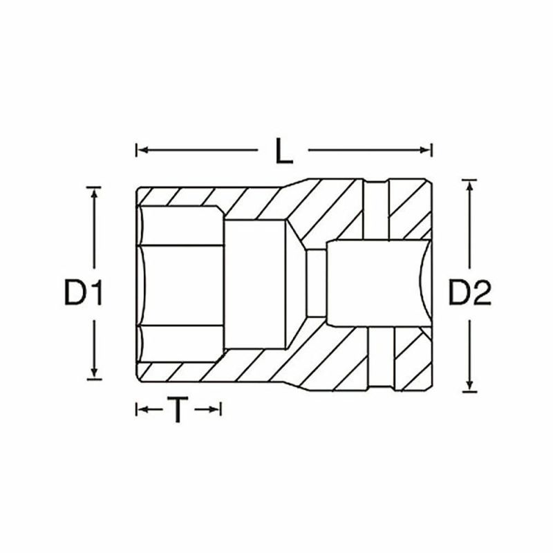 SIGNET 3/8DR ソケット 6角