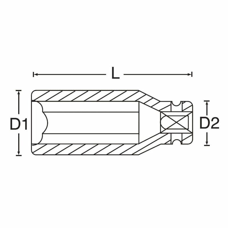 SIGNET 3/8DR ディープ インパクト ソケット