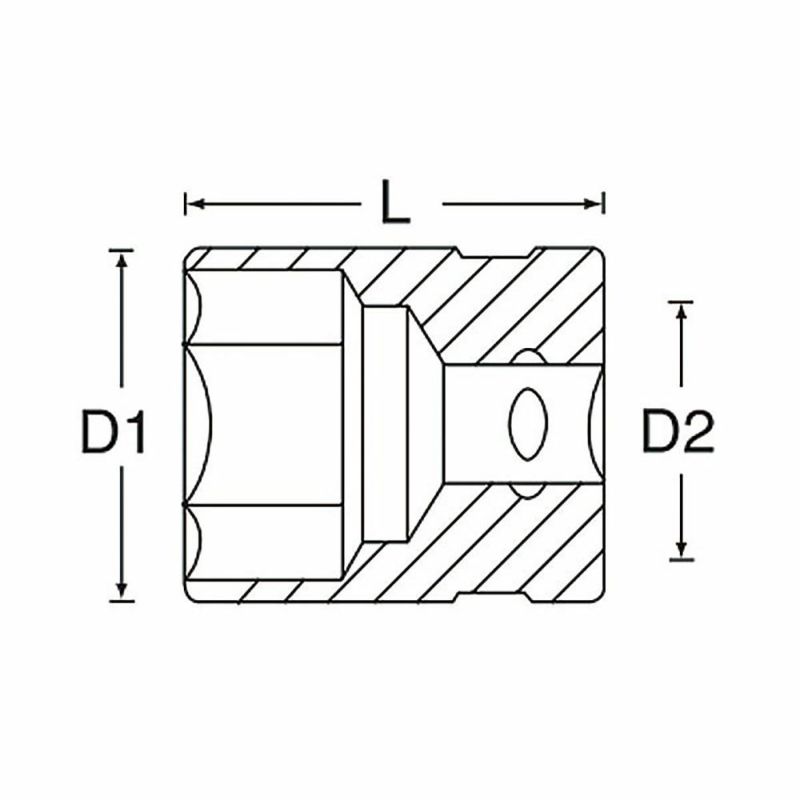 SIGNET 3/8DR ヘクスローブソケット E型