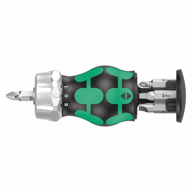 Wera（ヴェラ）Kraftform クラフトフォームコンパクトスタビーラチェットドライバー Kompakt Stubby Magazin RA 4