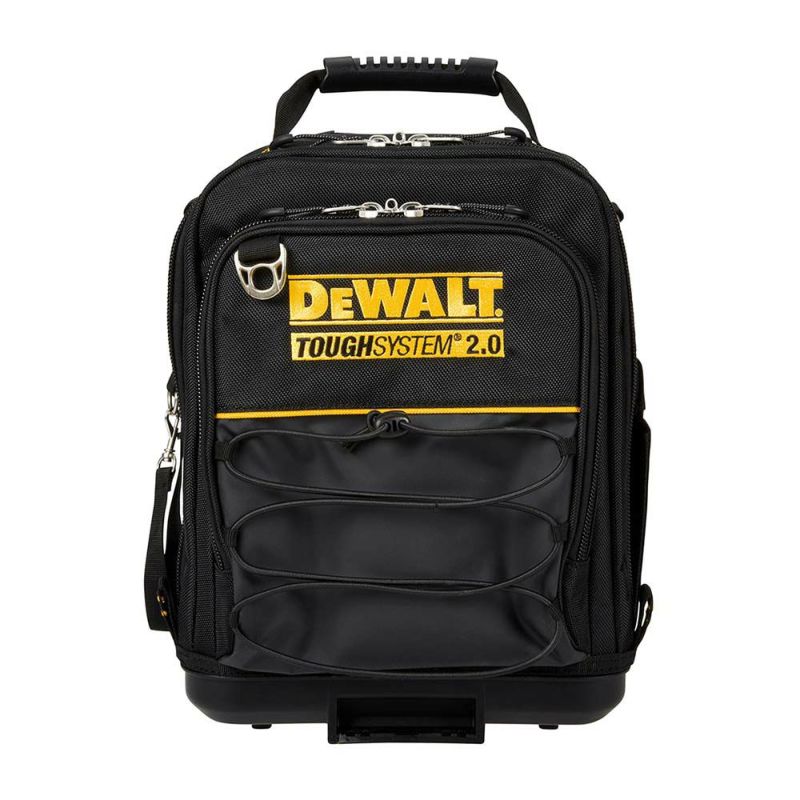 デウォルト DEWALT タフシステム2.0 ハーフサイズツールバッグ バッグ カバン 鞄 工具 収納 タフシステム 工具箱 連結 収納ケース 撥水 撥塵 DWST83524-1