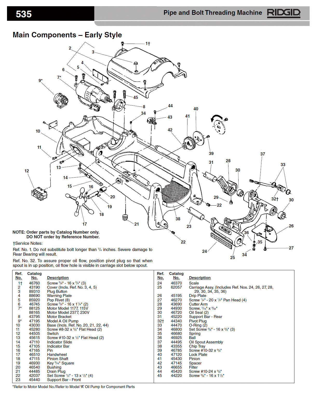 RIDGID（リジッド） E-1373 O リング F/535 (4個入) 44470