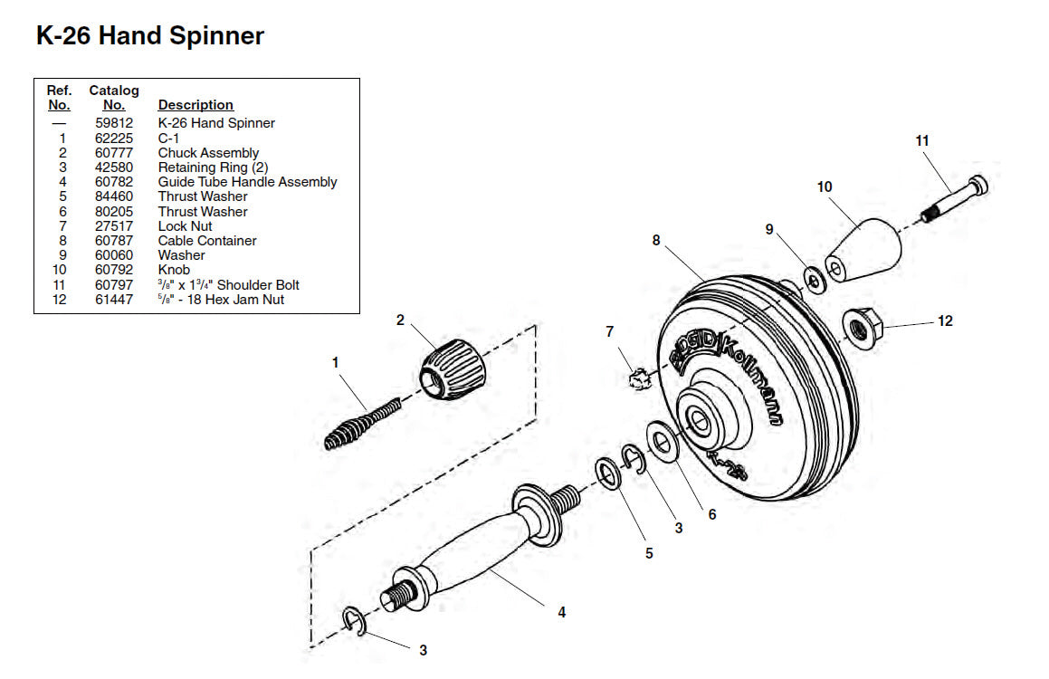 RIDGID（リジッド） チャック F/K-26 60777