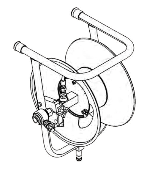 RIDGID（リジッド） H-5 ミニ ホースリール ホースナシ F/KJ2200 62882