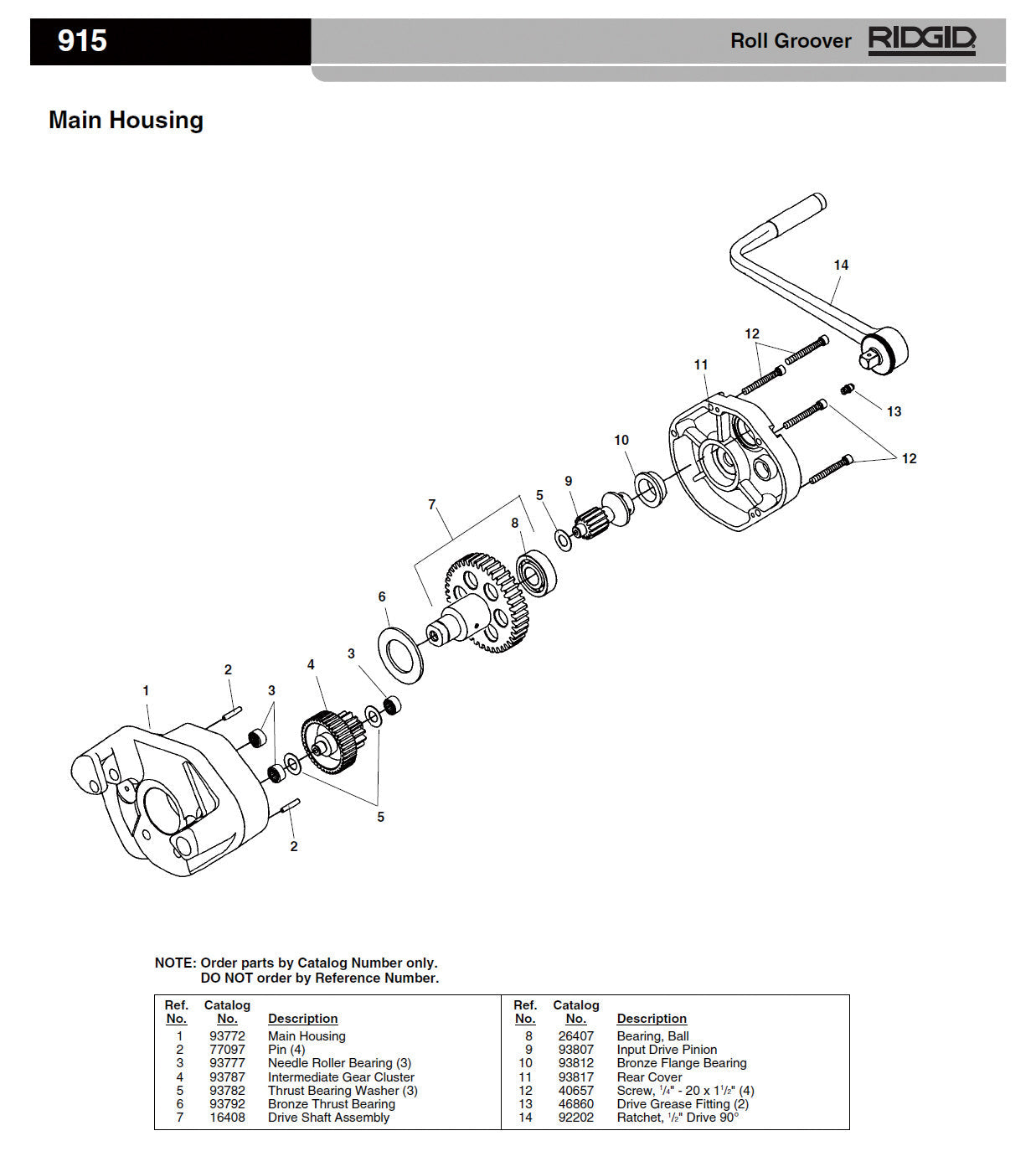 RIDGID（リジッド） リア カバー F/915 93817