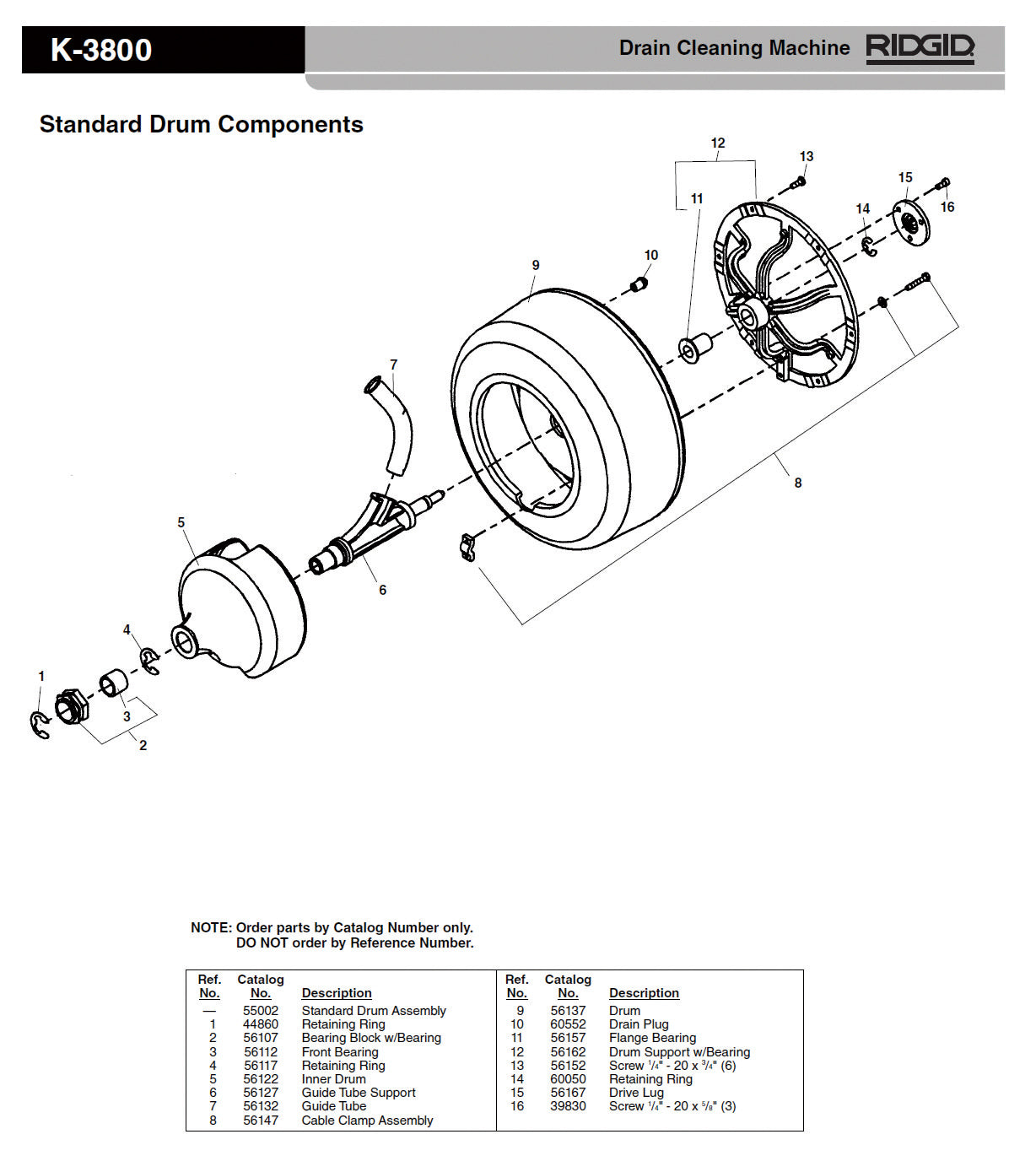 RIDGID（リジッド） ドレン プラグ F/K-3800 60552