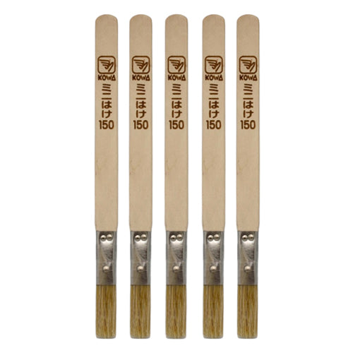 ESCO（エスコ） 9x150mm 油性用ミニ刷毛(5本入) EA109ME-3