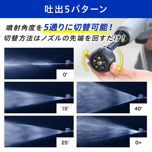 アイリスオーヤマ（IRIS OHYAMA） DC12.0V  電動ハンドウォッシャー(充電式) [106101]JHW-101ｸﾞﾚｰ