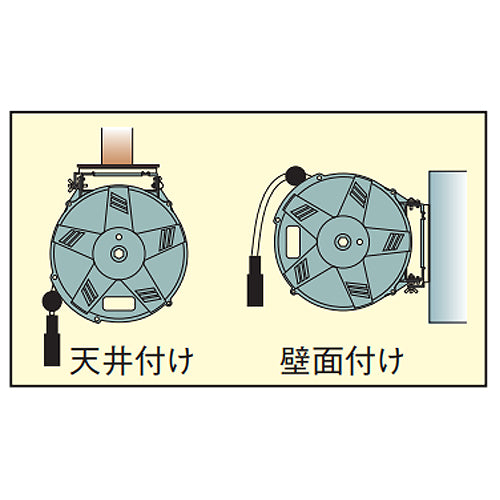 三協リール（TRIENS） 8.0mmx15m ｴｱｰﾎｰｽﾘｰﾙ(耐ｽﾊﾟｯﾀ/自動巻取) SHM-315SB