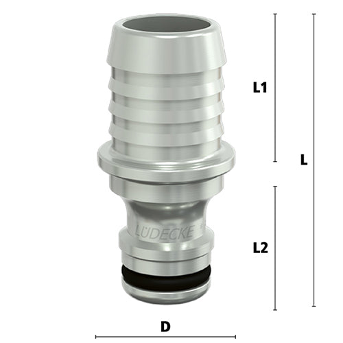 ESCO（エスコ） 19mm ホースステムプラグ(真鍮製) EA124LG-319B