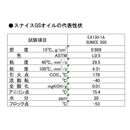 ESCO（エスコ） 4.0L 冷凍機オイル(ｽﾅｲｽ 3GS) EA130-1A
