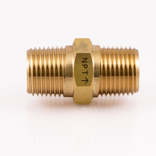 アソー（ASOH） R3/8"xNPT3/8" 六角ニップル(真鍮製) NT-3033R