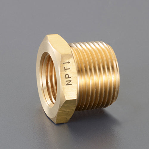 アソー（ASOH） NPT 1/4"xRc 1/8" ブッシング NB-1421R