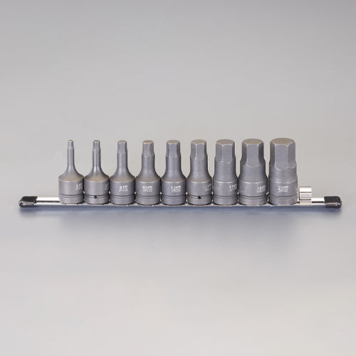 京都機械工具（KTC） 1/2"DR [INHEX]インパクトソケットセット ※エスコオリジナル商品