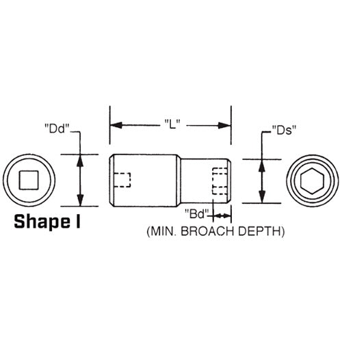 ESCO（エスコ） 1/2"DR x 1/2"  インパクトソケット･ﾃﾞｨｰﾌﾟ EA164XB-103A