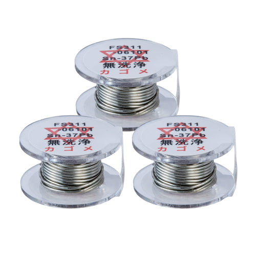 白光 φ0.6mm/1m 鉛入りはんだ(3個) FS311-06301