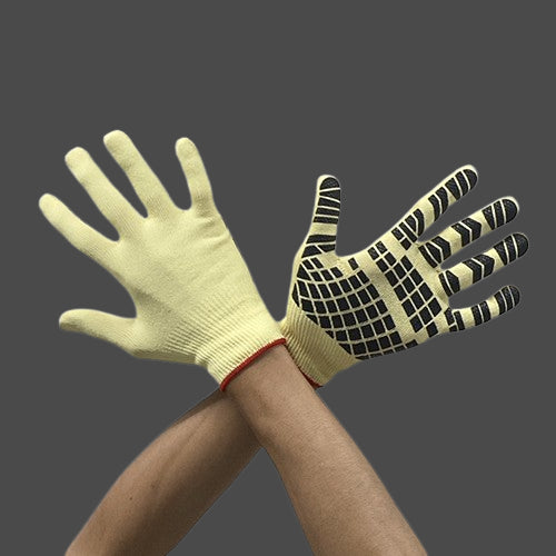 ESCO（エスコ） [Ｌ/230mm] 手袋(滑り止付･薄手･ｹﾌﾞﾗｰ) EA354KA-73