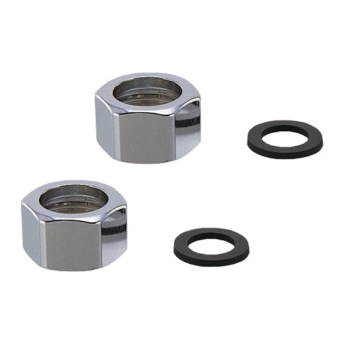 カクダイ 呼13/G1/2”(16.8mm) ナット(フレキパイプ用/2個) 0673-13 カクダイ 呼13/G1/2”(16.8mm) ナット(フレキパイプ用/2個) 0673-13