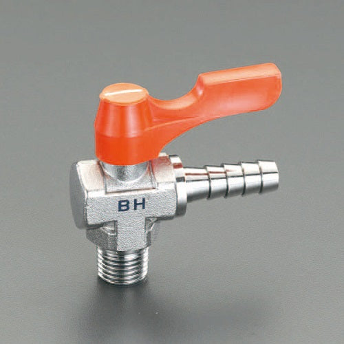 アソー（ASOH） R 1/4"x 8.0mm ボールバルブ(ｽﾃﾑ式･ｱﾝｸﾞﾙ) BH-3208R
