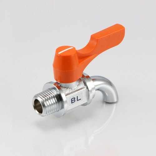 アソー（ASOH） R 1/4"x 6.0mm ミニボールバルブ(水栓型) BL-1200R
