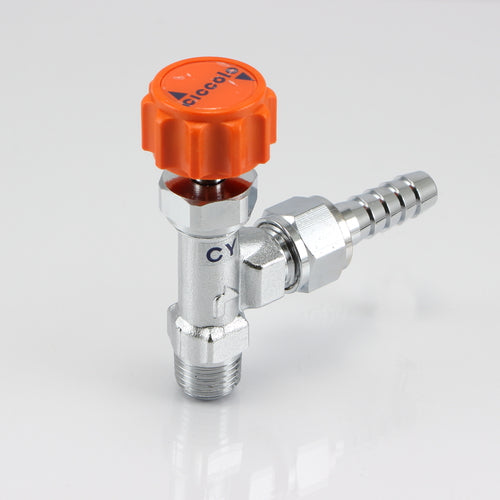 アソー（ASOH） R 3/8"xφ10.5mm ニードルバルブ(ｽﾃﾑ型) CY-3310R