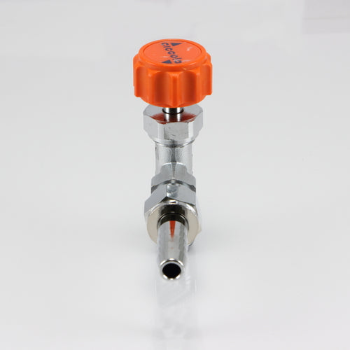 アソー（ASOH） R 3/8"xφ10.5mm ニードルバルブ(ｽﾃﾑ型) CY-3310R