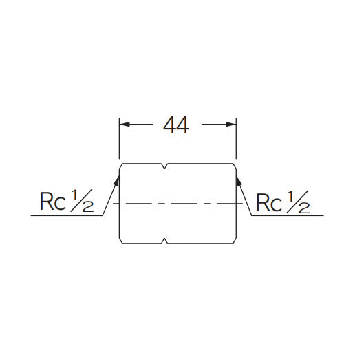 カクダイ Rc1/2"xRc1/2" フリーターンソケット 612-35-1313