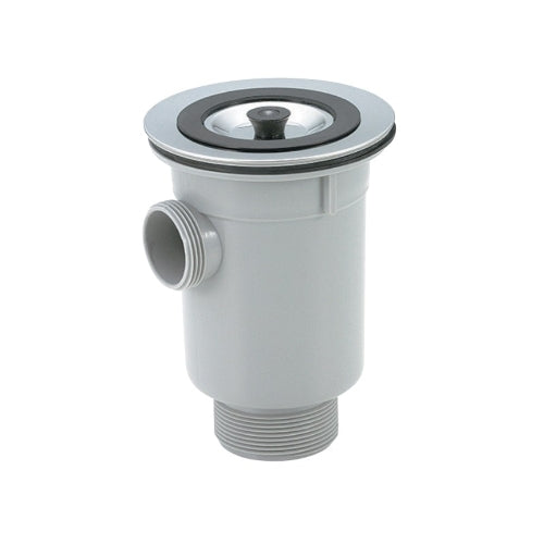 ESCO（エスコ） G 2" 防臭排水ﾄﾗｯﾌﾟ(ｵｰﾊﾞｰﾌﾛｰ付/樹脂製) EA468D-71A