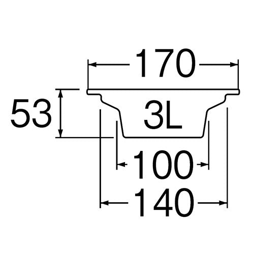 ESCO（エスコ） 170mm ごみこし網(銅製) EA468DB-29A