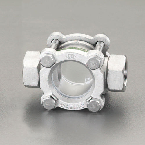 ワシノ機器 Rc1/2"[透視式]サイトグラス(ｽﾃﾝﾚｽ製) GE13S