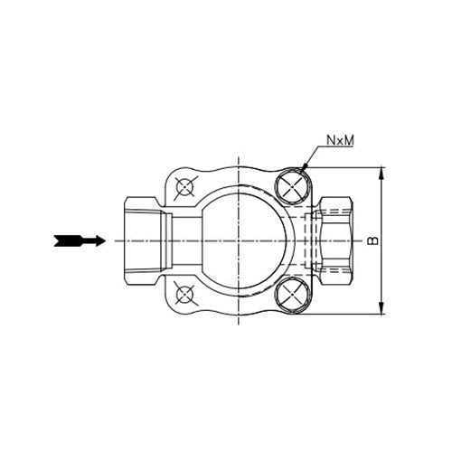 ワシノ機器 Rc 1" [透視式]サイトグラス(ｽﾃﾝﾚｽ製) GE13S