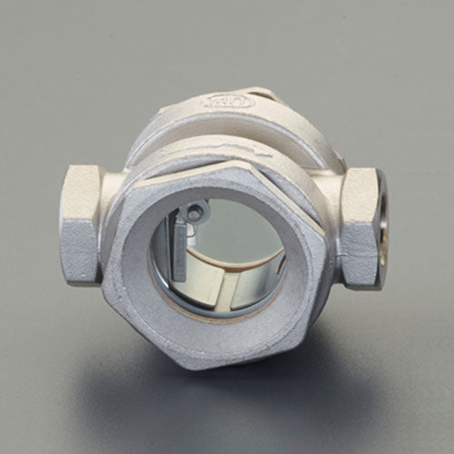 ワシノ機器 Rc3/8"[ﾌﾗｯﾊﾟｰ式]サイトグラス(ｽﾃﾝﾚｽ製) GEF13S