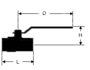 ESCO（エスコ） NPT 1・1/4” ボールバルブ(真鍮製) EA470AL-12