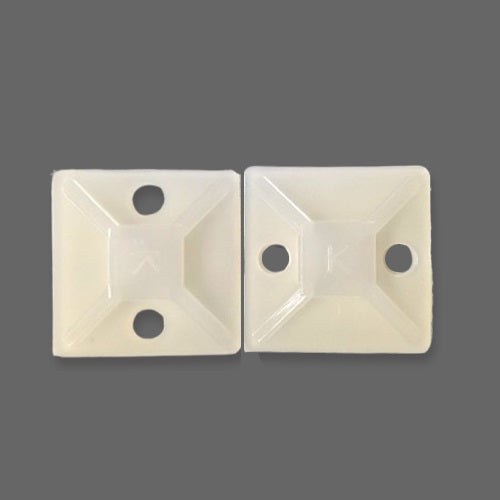 ESCO（エスコ） 19.5X19.5mm結束ﾊﾞﾝﾄﾞ用ﾍﾞｰｽ(粘着付/100個) EA475EZ-22A
