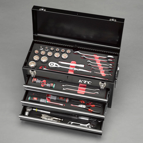 京都機械工具（KTC） [56点] フォークリフト整備用工具セット ※ESCOオリジナルセット品