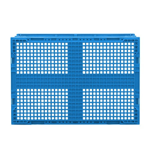 ESCO（エスコ） 530x366x322mm/51.8L 折畳ｺﾝﾃﾅ(ﾒｯｼｭ・青) EA506AA-28