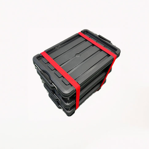 アイリスオーヤマ（IRIS　OHYAMA） 450x295x255mm 収納ｹｰｽ(ﾊﾞｯｸﾙ付/ｸﾘｱ) BL-21R