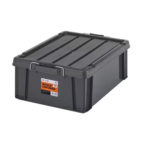 アイリスオーヤマ（IRIS　OHYAMA） 624x450x227mm ｹｰｽ(ﾊﾞｯｸﾙ付/ﾁｬｺｰﾙｸﾞﾚｰ/3個) BL-43R