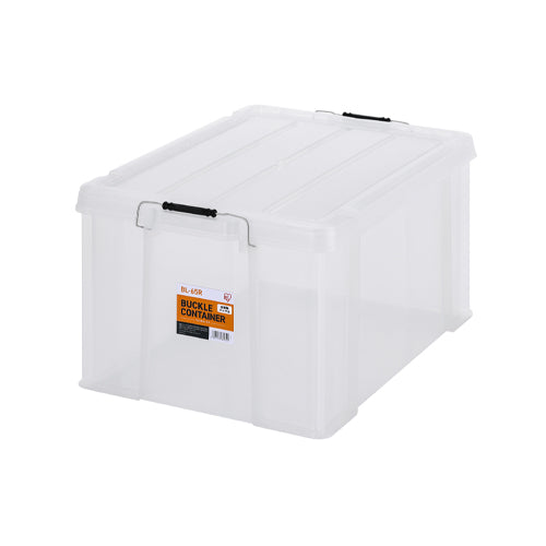 アイリスオーヤマ（IRIS　OHYAMA） 624x450x330mm 収納ｹｰｽ(ﾊﾞｯｸﾙ付/ｸﾘｱ/3個) BL-65R