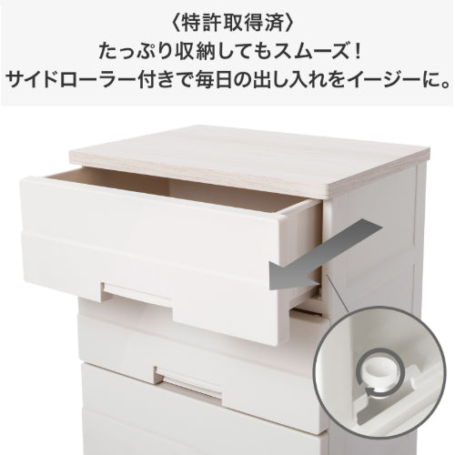 ESCO（エスコ） 750×410×850mm 引出し式収納ケース(4段) EA506MA-33