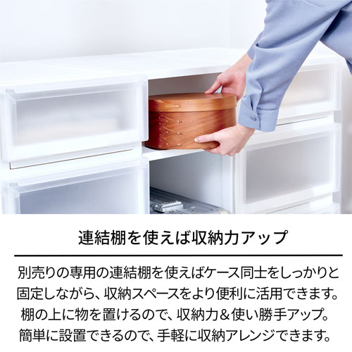 ESCO（エスコ） 350x550x300mm 引出し式収納ケース(2個) EA506MA-3B