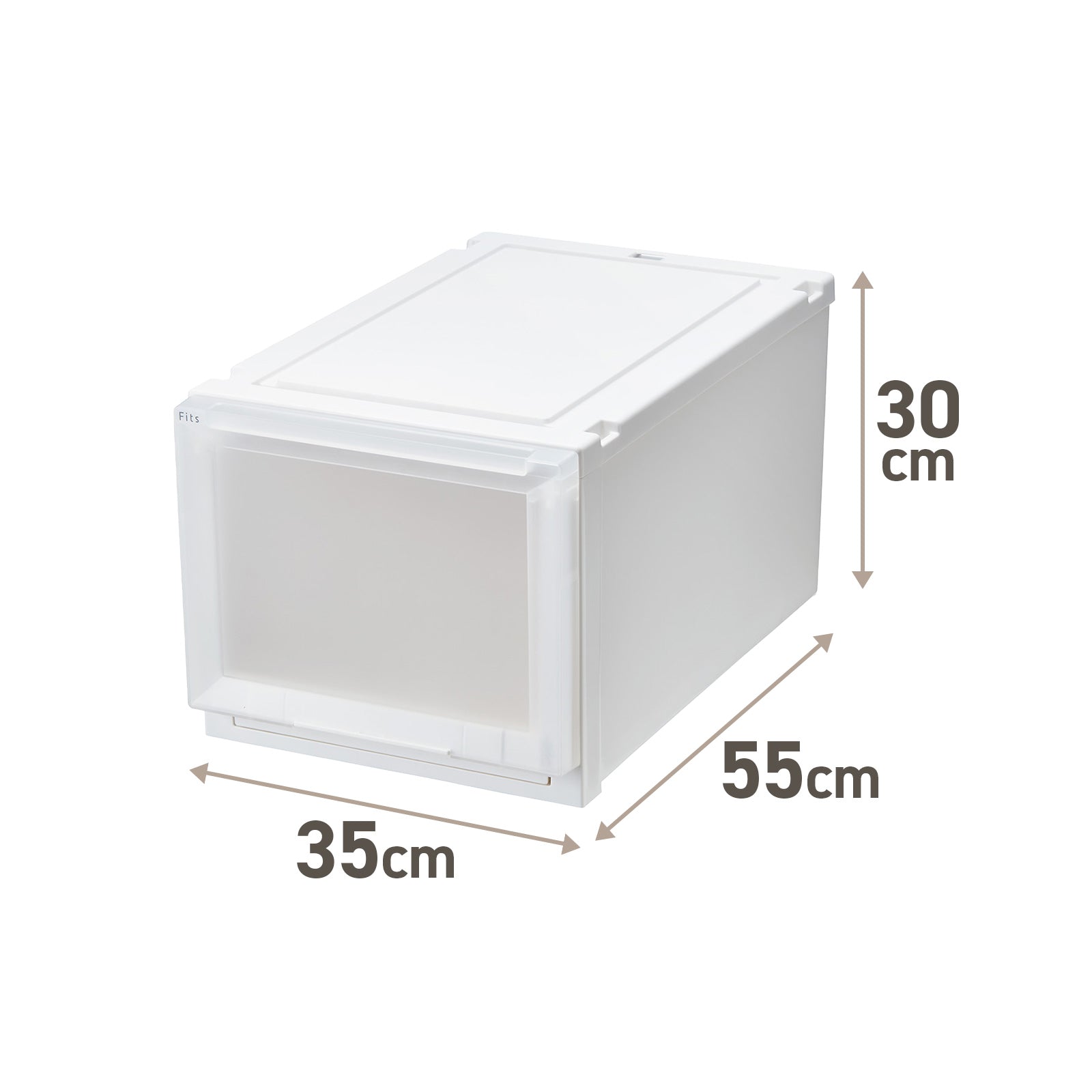ESCO（エスコ） 350x550x300mm 引出し式収納ケース(2個) EA506MA-3B