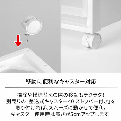ESCO（エスコ） 350x400x400mm  引出し式収納ケース EA506MA-46A